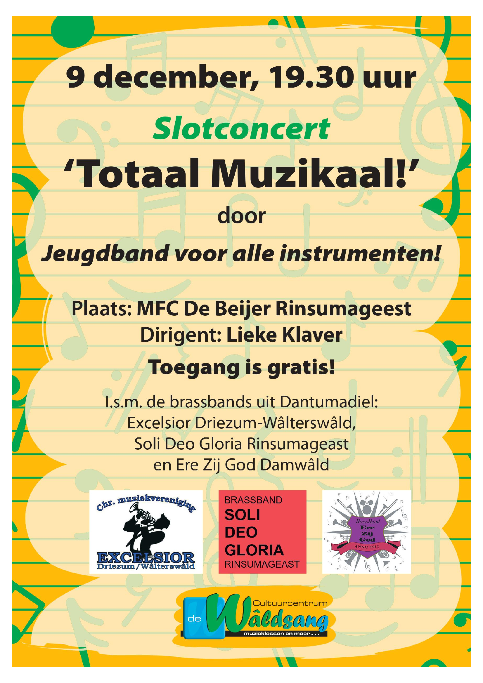 Slotconcert ‘Totaal Muzikaal!’