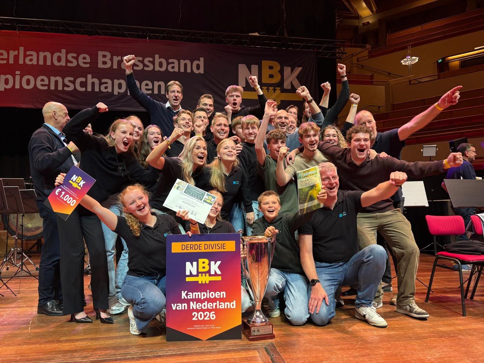 Koperensemble Opnieuw Nederlands Kampioen!